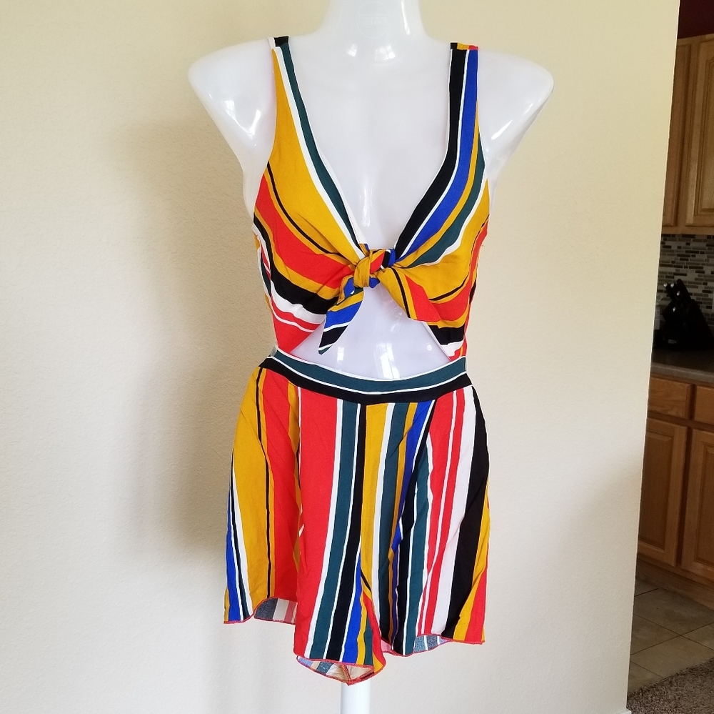 Windsor Striped Romper